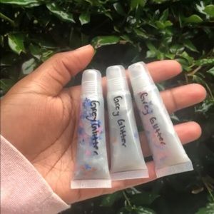 Grey Glitter Lip Gloss